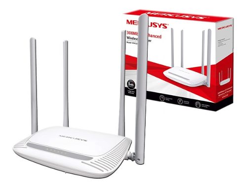 Router Inalambrico Wifi 300mbps 4 Antenas 5dbi Lan Red Nuevo