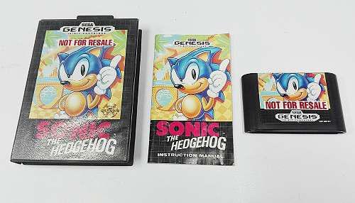 Sonic The Hedgehog Sega Genesis Original Completo