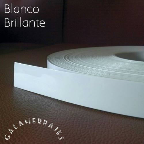Tapacanto Canto Blanco Brillante 22 X 0.45mm 3mts (xmt)