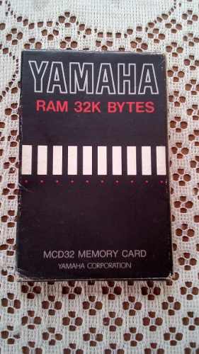 Tarjeta De Memoria Ram, Yamaha 32k Bytes Sy22, Sy35, Tg33.