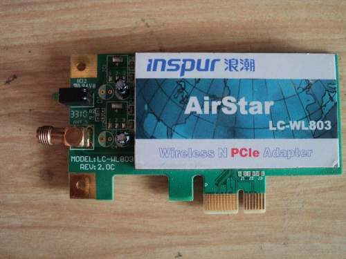 Tarjeta De Red Inalambrica Airstar Wifi Pci Express + Anten