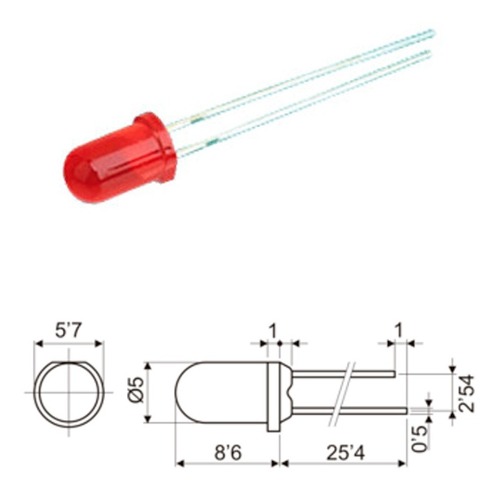 Diodos-led-color-rojo-5mm.jpg X 5 Unid