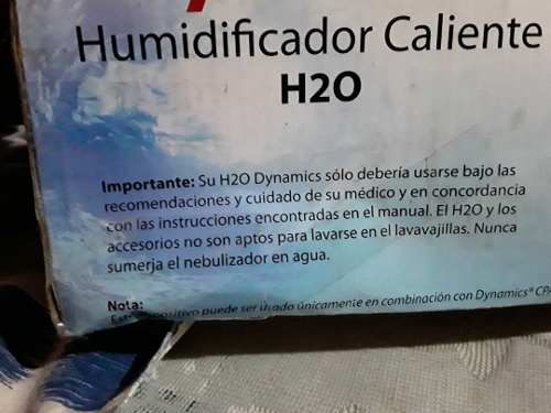 Humidificador Caliente (marca Dinamics) 500 Trump Negociable