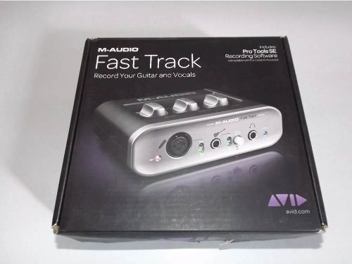 Interface M-audio Fast Track En Su Caja Excelente Verde 80
