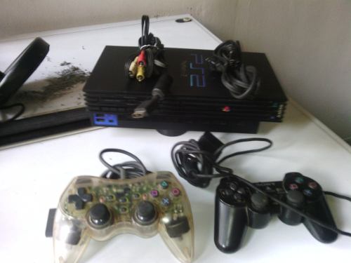 Play Station 2 Para Repuesto Con Controles, Memoria Y Juegos