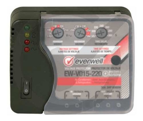 Protector Regulador De Voltaje Everwell 220v Cable A Cable