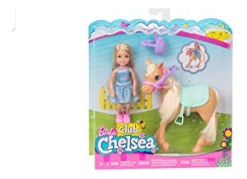 Barbie Club Chelsea Con Su Pony Original