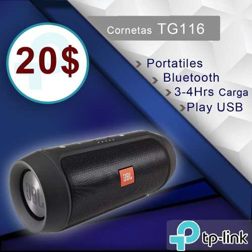 Cornetas Bluetooth Inalambrica Fm Usb T&g 116 Somos Tienda