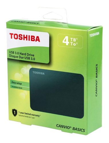 Disco Duro Externo Portatil Toshiba Canvio 4tb Usb v