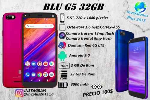 Telefono Blu G5 Dual Sim Android 9