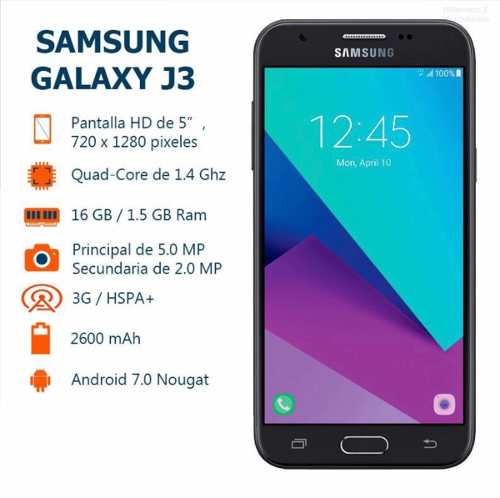 Teléfono Inteligente Samsung Galaxy J3 Luna Pro Nuevos
