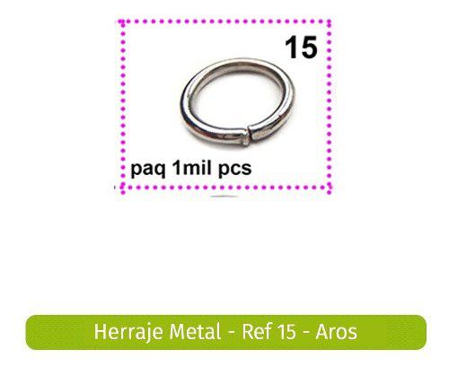 Argollas Metal Bisuteria Aros 24 Und