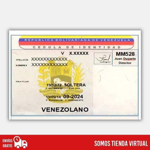 Formato De Cédula Venezolana