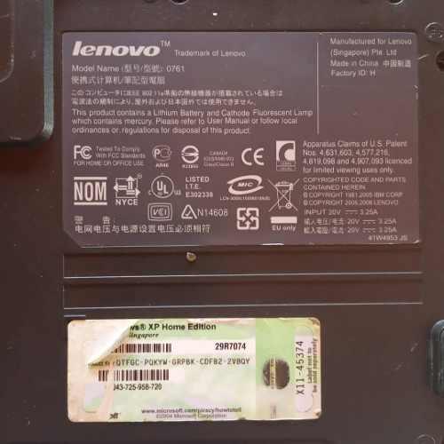 Laptop Lenovo 3000 N200 2gb De Ram (pantalla Mala) 25trump
