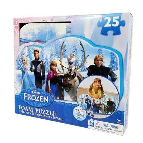 Alfombra De Foami Frozen Niñas Puzzle