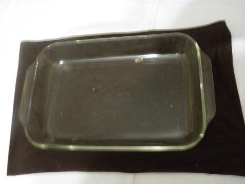 Bandeja Refractaria Pirex Para Microondas De 38,5 X 23 Cms