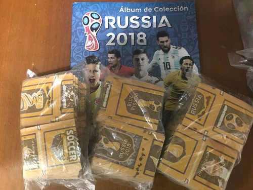 Barajitas Carta Cromos Con Álbum Futbol Mundial Russia 2018
