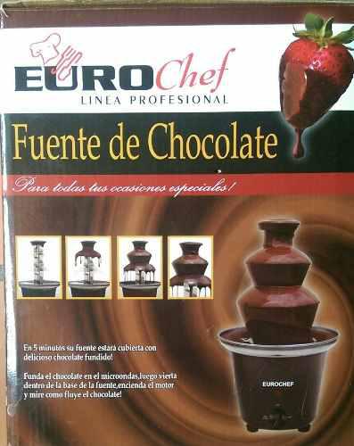Fuente De Chocolate 3 Niveles Eurochef Mas 4 Recetarios