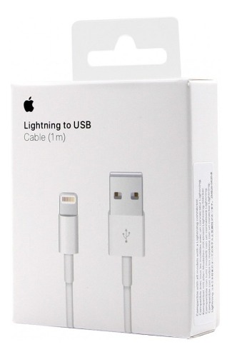 Cable Cargador iPhone  X 1m Apple (6)