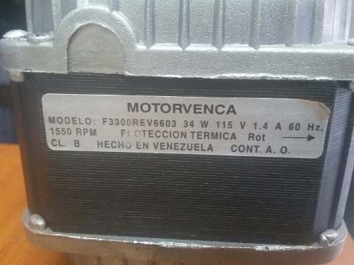 Motor Motorvenca 34 W 115 Voltios
