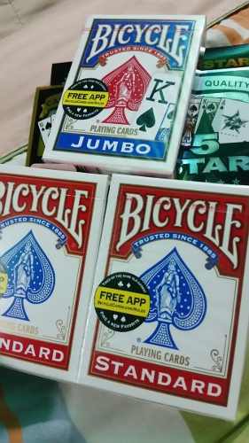 Cartas De Poker Y Magia Bicycle. Jumbo Y Standard.