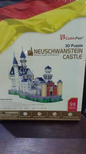 Puzzle 3d. Neuschwanstein Castle 98 Piezas Nuevo