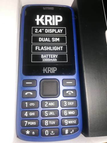 Telefono Celular Krip K2 Cámara Vga Dual Sim Linterna Radio