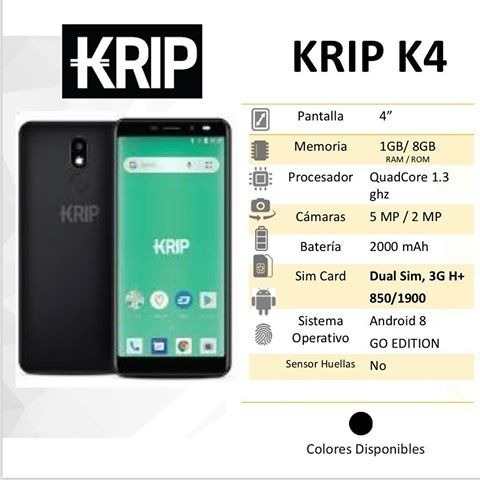 Telefono Krip K4 Nuevo Con Garantia