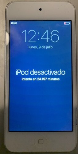 Apple iPod Touch 5ta Gen Desactivado