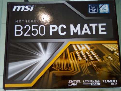 Combo Tarjeta Madre Ddr4 Msi Pc Mate B250 + Procesador Y Ram