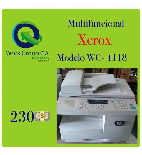 Fotocopiadora Multifuncional Xerox Wc- !