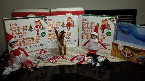 Muñecos Navidad Elf In The Self Kit De Tres Muñecos Y Ropa