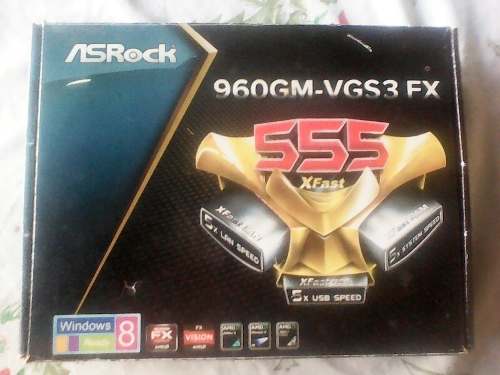 Tarjeta Madre Asrock 960gm-vgs3 Fx + Procesador Amd Fx-