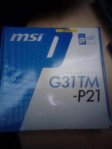 Tarjeta Madre Intel G 31 Tm P21