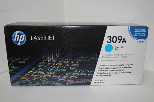 Toner Hp Cyan Original Qa (309a)