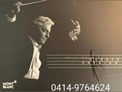 Bolígrafo Montblanc Herbert Von Karajan Edición Limitada