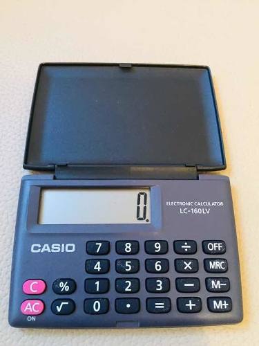 Calculadora Casio Portátil Original Con Tapa