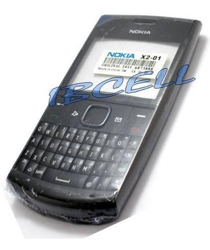 Carcasa Completa Nokia X2 01 X2-01 Negra Gris