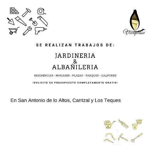 Paquetes De Trabajos De Albañileria Y Jardineria