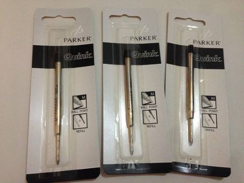 Repuestos De Bolígrafos Parker Original, Punta M Negro-