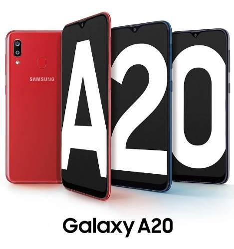 Celular Samsung A20 Smartphone Android 4g Lte Nuevo Telefono