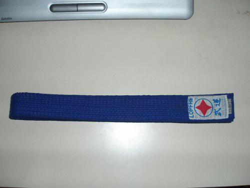 Cinturon De Taekwondo Lopfre Azul Oscuro