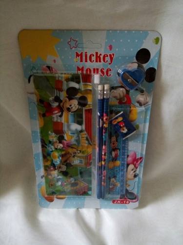 Cotillón Mickey Mouse / Set Escolar / Regreso A Clase /