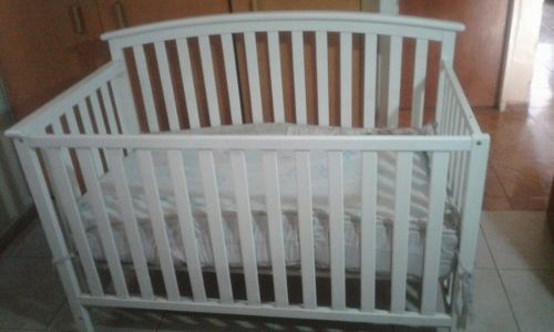 Cuna De Madera Blanca Graco