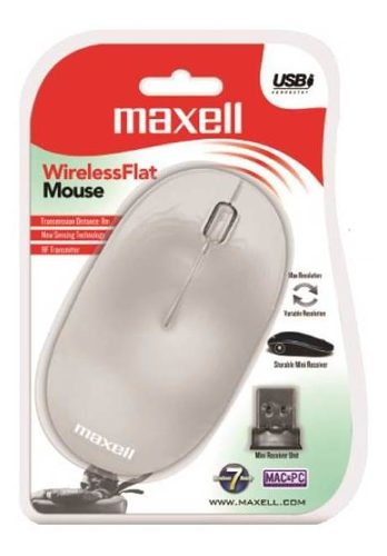 Mouse Inalambrico Maxell  Dpi Requiere 2 Pilas Aaa
