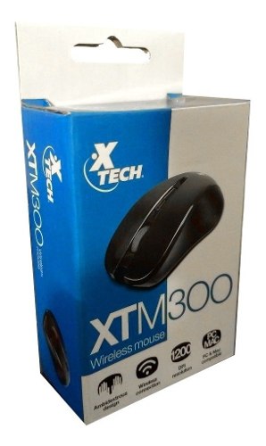 Mouse Xtech Inalambrico Xtm300 Negro Nuevo