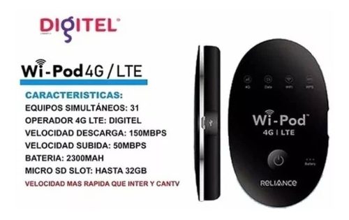 Multibam Wi-pod Zte Wifi Inalámbrico Original 31 Usuarios