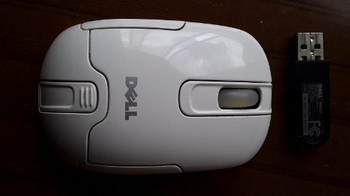 Ratón Mouse Óptico Inalámbrico Blanco Modelo Dell Wm210