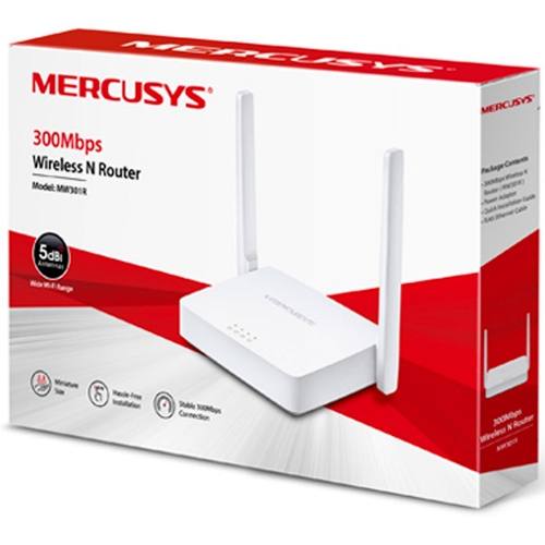 Router 2 Ant Mercusys 300mbps Mw301r(20 Green)