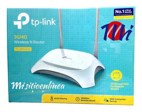 Router Wifi Tp-link Mr Para Modem Usb 3g/4g 300mbps